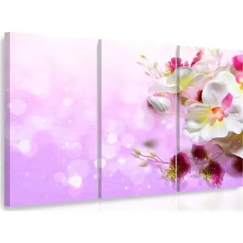 Obraz Malvis ® Vícedílný obraz - Orchidej fantazie Velikost: 90x60 cm