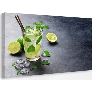Obraz Malvis ® Obraz do kuchyně Mojito s ledem Velikost (šířka x výška): 60x40 cm