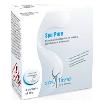 Bazénová chemie BAYROL Spa Time Spa Pure 140 g, šoková dezinfekce vířivek