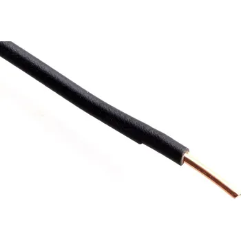 elektrický kabel Vodič CY 4 černá, H07V-U