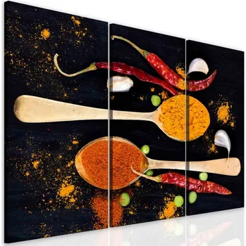 Malvis ® Třídílný obraz krása koření Velikost: 90x70 cm