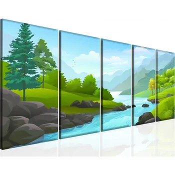 Obraz Malvis ® Obraz příroda Velikost (šířka x výška): 200x90 cm