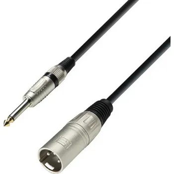Audio kabel Adam Hall Cables K4 MMP 0300 - Microphone Cable XLR male to 6,3 MM Jack Mono 3m