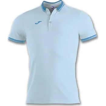 Pánské tričko Polokošile Joma Bali II Barva: Bílo modrá, Velikost: L