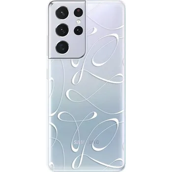 Pouzdro na mobilní telefon Odolné silikonové pouzdro iSaprio - Fancy - white - Samsung Galaxy S21 Ultra