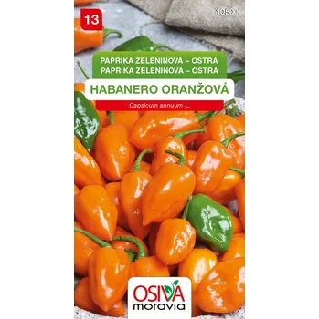 Semeno Paprika zeleninová - pálivá - Habanero (oranžová)