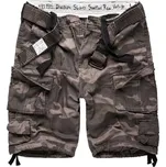 SURPLUS® Textilien Kraťasy RAW VINTAGE SURPLUS® Division Shorts, Barva: Black Camo , Velikost: S