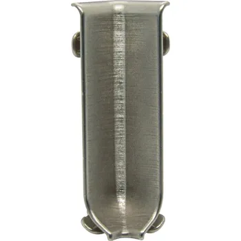 Podlahová lišta Roh k soklu Progress Profile silver, nerez výška hrany 60 mm, RIZCTACS602