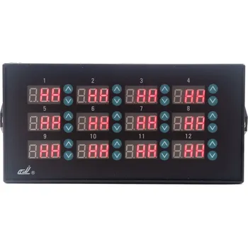 Relé 12 kanálový PID průmyslový regulátor s relé výstupem
