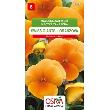Semeno Maceška zahradní - Swiss Giants - oranžová
