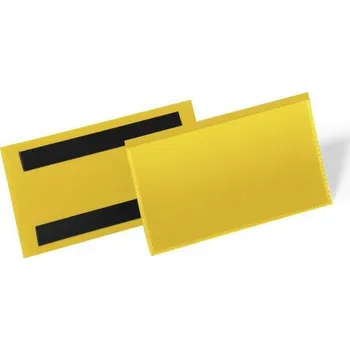 Magnetická kapsa 150x67 mm - 50 ks - Žlutá