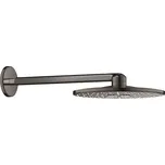 Hlavová sprcha GROHE Rainshower SmartActive na stěnu včetně sprchového ramena Hard Graphite 26475A00