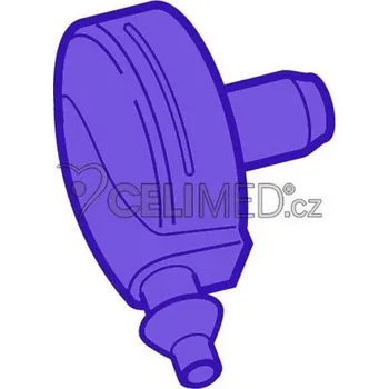 AP4 Vzduch.konektor (modrý) pro modely M6 a M6w, k manžetám CM2,CL2,CW*