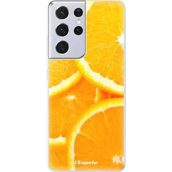 Pouzdro na mobilní telefon Odolné silikonové pouzdro iSaprio - Orange 10 - Samsung Galaxy S21 Ultra