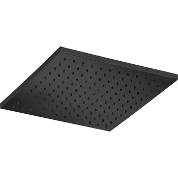 Sprchová hlavice Sanjet BLACK Sprcha čtverec 25x25x1,2 cm, mosaz, ECOAIR, černá matná, E044238B