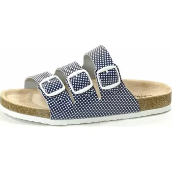 Dámská zdravotní obuv Sante zdravotní obuv Santé N/0041/T80/BP kožené dámské zdravotní pantofle modré Tabulka dámských velikostí: 37