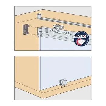 HAWA CLIPO 36 G IS sada kování vnitřní přední části, 1 dveře