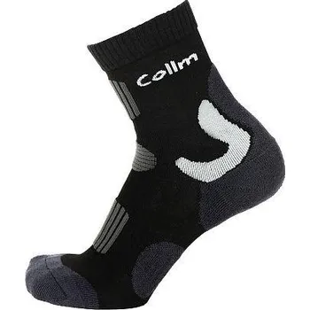 Běžecké oblečení COLLM trekingové ponožky Comfort - černé, Velikost 40-42