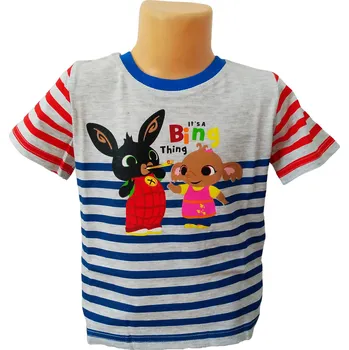 Chlapecké tričko BING A SULA šedé, vel. 92, 116cm Velikost: 92cm