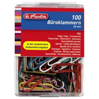 Kancelářská sponka Herlitz - Kancelářské sponky 100 ks