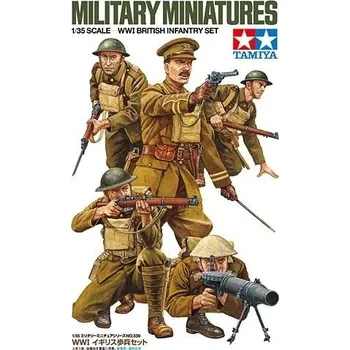 Plastikový model Tamiya Tamiya 35339 British Infantry Set WWI 1/35