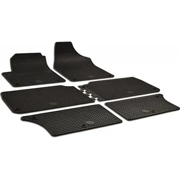 Auto-moto Gumárny Zubří Gumové autokoberce Seat ALHAMBRA (1996-2009) - 6 dílů Fixace: S kulatou fixací