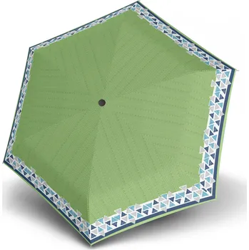 Deštník Zelený skládací mechanický dámský deštník Atakami