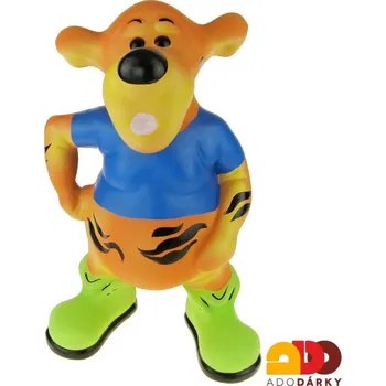 Pokladnička Pokladnička tygr v modrém tričku 37 cm (Kasička tygřík)