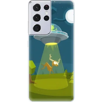 Pouzdro na mobilní telefon Odolné silikonové pouzdro iSaprio - Alien 01 - Samsung Galaxy S21 Ultra