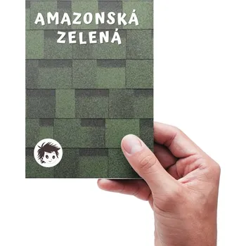 Dětský domeček IKO Střešní krytina ŠINDEL dvouvrstvý laminovaný Barva: amazonská zelená