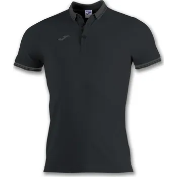 Pánské tričko Polokošile Joma Bali II Barva: Černá, Velikost: 4XS