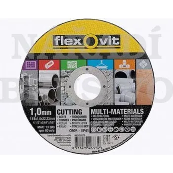 Řezný kotouč Flexovit Řezný kotouč 230x1,9x22,23 C46R MARCHANDISING MULTI-PURPOSE 8711479427787