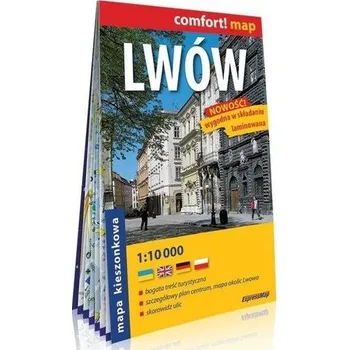 Literární cestopis Comfort!map Lwów 1:10 000 plan miasta mini