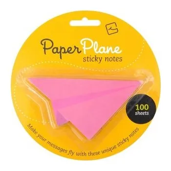 Set školních potřeb Paper Plane - karteczki samoprzylepne - różowe