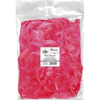 Piórka puch 16g czerwone