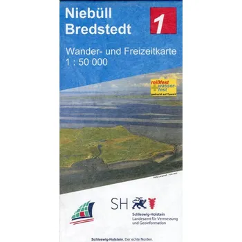 Niebüll - Bredstedt Wander- und Freizeitkarte 1:50 000