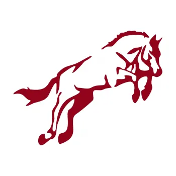 Samolepící dekorace Kůň 025 pravá skok (07 - bordó vínová) SAMOLEPKA NA AUTO, NÁLEPKA, FÓLIE, POLEP, TUNING, VLASTNÍ TEXT, TISK, AUTOSAMOLEPKY.cz, POLEPY, OBRÁZEK, LOGO, 3D STICKERS