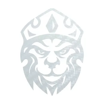 Samolepící dekorace SAMOLEPKA Lev hlava s korunou 001 (51 - 3D karbon bílý) NA AUTO, NÁLEPKA, FÓLIE, POLEP, TUNING, VLASTNÍ TEXT, TISK, AUTOSAMOLEPKY.cz, POLEPY, OBRÁZEK, LOGO, SAMOLEPKY