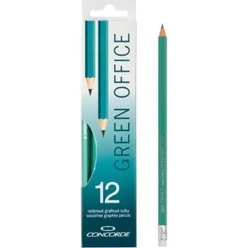 Tužka Concorde 6550 s gumou, č.2 (HB) ohebná, 12 ks