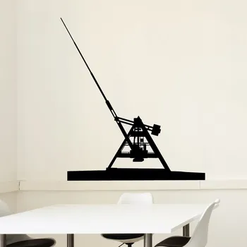 Samolepící dekorace FUGU Samolepka na zeď- Pražský metronom Barva: černá 070, Rozměr: metronom 103x117 cm