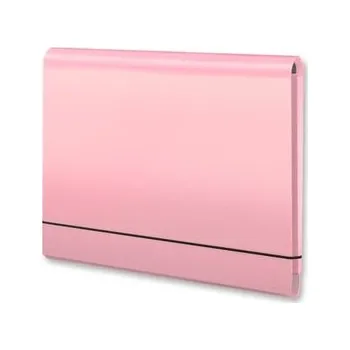 Set školních potřeb Teczka łamana A4 na gumkę jasny róż PENMATE