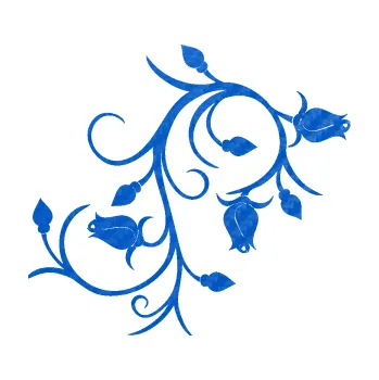 Samolepící dekorace Květina dekor 009 pravá růžičky (57 - 3D karbon modrý) SAMOLEPKA NA AUTO, NÁLEPKA, FÓLIE, POLEP, TUNING, VLASTNÍ TEXT, TISK, AUTOSAMOLEPKY.cz, POLEPY, OBRÁZEK, LOGO, 3D STICKERS