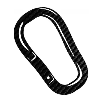 Samolepící dekorace SAMOLEPKA Karabina 001 levá alpinismus (50 - 3D karbon černý) NA AUTO, NÁLEPKA, FÓLIE, POLEP, TUNING, VLASTNÍ TEXT, TISK, AUTOSAMOLEPKY.cz, POLEPY, OBRÁZEK, LOGO, SAMOLEPKY