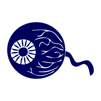 Samolepící dekorace SAMOLEPKA Halloween 020 pravá vydloublé oko (23 - tmavě modrá) NA AUTO, NÁLEPKA, FÓLIE, POLEP, TUNING, VLASTNÍ TEXT, TISK, AUTOSAMOLEPKY.cz, POLEPY, OBRÁZEK, LOGO, SAMOLEPKY