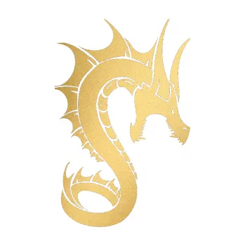 Samolepicí dekorace na vozidlo Dragon 041 pravá (43 - zlatá metalíza) SAMOLEPKA NA AUTO, NÁLEPKA, FÓLIE, POLEP, TUNING, VLASTNÍ TEXT, TISK, AUTOSAMOLEPKY.cz, POLEPY, OBRÁZEK, LOGO, 3D STICKERS