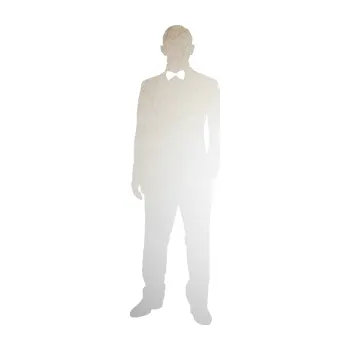 Samolepící dekorace Muž 001 levá tajný agent (82 - odrazková reflexní bílá) SAMOLEPKA NA AUTO, NÁLEPKA, FÓLIE, POLEP, TUNING, VLASTNÍ TEXT, TISK, AUTOSAMOLEPKY.cz, POLEPY, OBRÁZEK, LOGO, 3D STICKERS