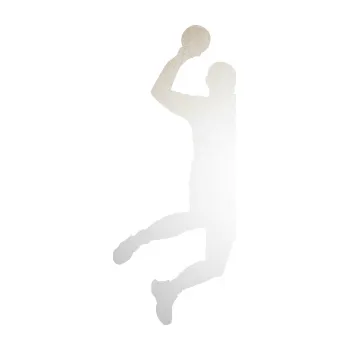 Samolepicí dekorace na vozidlo Házená 001 pravá hráč (82 - odrazková reflexní bílá) SAMOLEPKA NA AUTO, NÁLEPKA, FÓLIE, POLEP, TUNING, VLASTNÍ TEXT, TISK, AUTOSAMOLEPKY.cz, POLEPY, OBRÁZEK, LOGO, 3D STICKERS