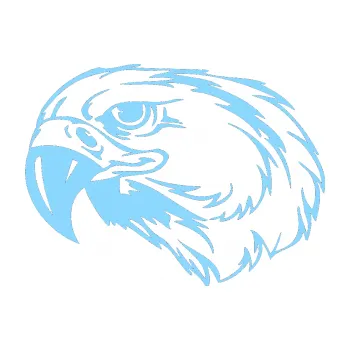 Samolepicí dekorace na vozidlo Predators 031 levá (03 - světle modrá) SAMOLEPKA NA AUTO, NÁLEPKA, FÓLIE, POLEP, TUNING, VLASTNÍ TEXT, TISK, AUTOSAMOLEPKY.cz, POLEPY, OBRÁZEK, LOGO, 3D STICKERS