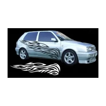 Polep vozidla SAMOLEPKA Samolepka na bok plameny 112 (92 - Ultra Metalic zlatá) NA AUTO, NÁLEPKA, FÓLIE, POLEP, TUNING, VLASTNÍ TEXT, TISK, AUTOSAMOLEPKY.cz, POLEPY, OBRÁZEK, LOGO, SAMOLEPKY