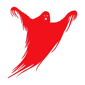 Samolepící dekorace SAMOLEPKA Duch 005 pravá (10 - červená) NA AUTO, NÁLEPKA, FÓLIE, POLEP, TUNING, VLASTNÍ TEXT, TISK, AUTOSAMOLEPKY.cz, POLEPY, OBRÁZEK, LOGO, SAMOLEPKY